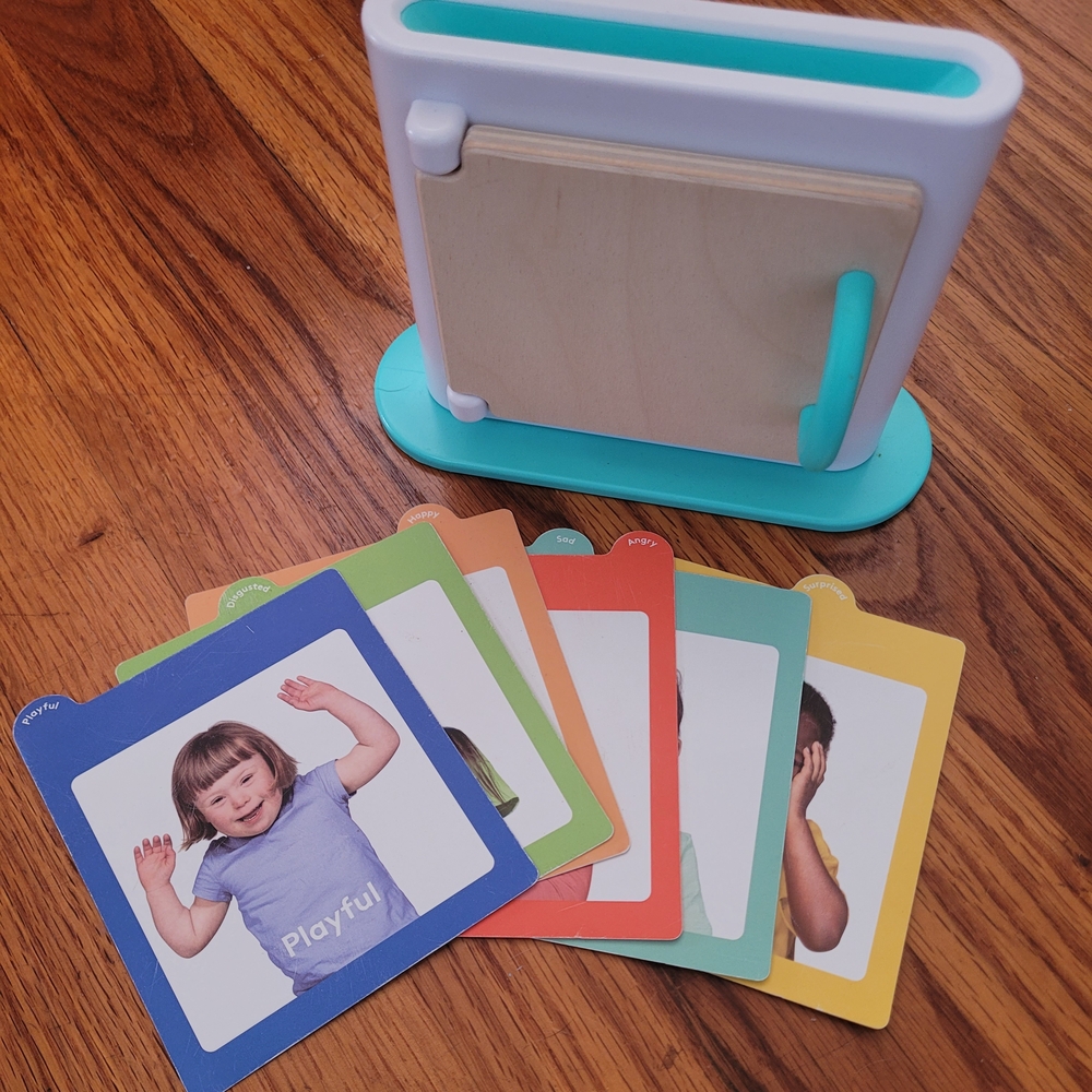 Lovevery Emotion Match Mirror And Cards